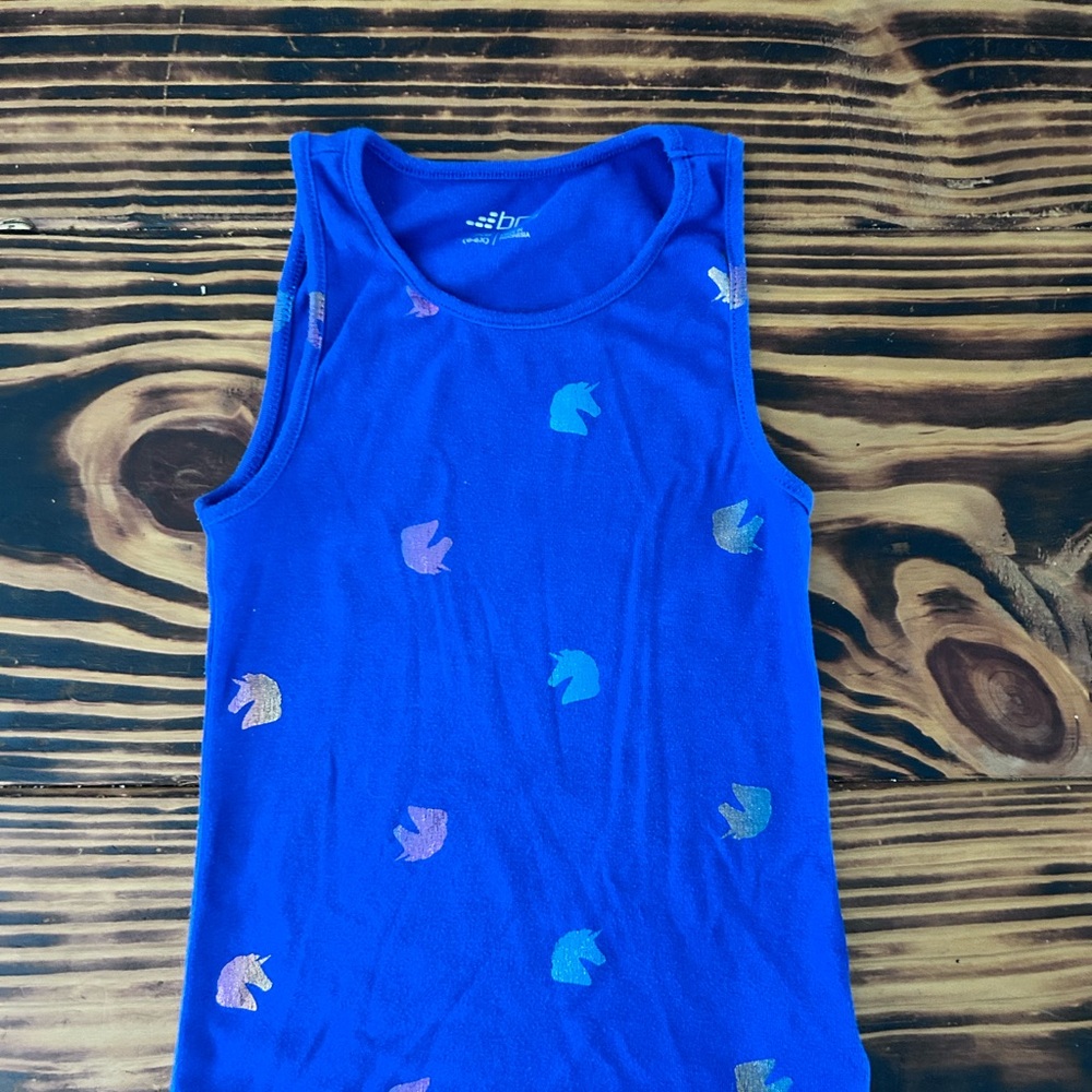 BCG Blue Tank Top with Vibrant Design